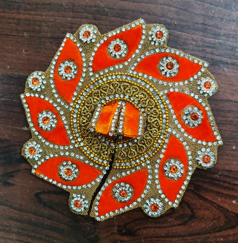 RADHAKRISHNA Creation Laddu Gopal Poshak Fancy Dress, Kanhaji Dress, Thakor ji Dress, New Beautiful Designer Vastra ladoo Gopal Dress, sudarsha //5 inch